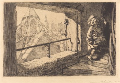 Takene i Saint-Severin av Auguste Lepere