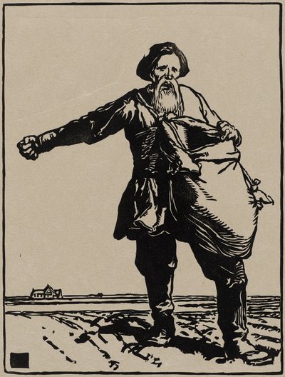 russisk bonde av Auguste Lepere