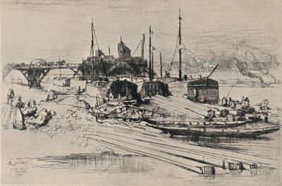 Offentlig søppelfylling, Station Quay, 1915 av Auguste Louis Lepère