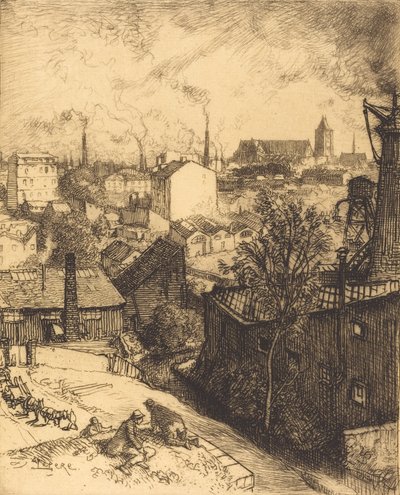 Suvenir fra St. Denis Suvenir fra Saint-Denis. av Auguste Lepere