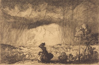 Storm on the Dune, Vendee Storm on the Dune, Vendee. av Auguste Lepere