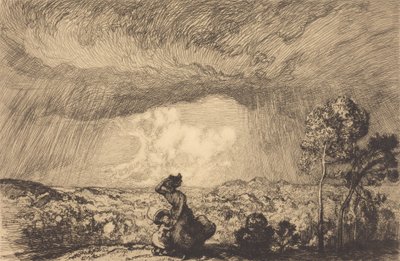 Storm on the Dune, Vendee Storm on the Dune, Vendee. av Auguste Lepere