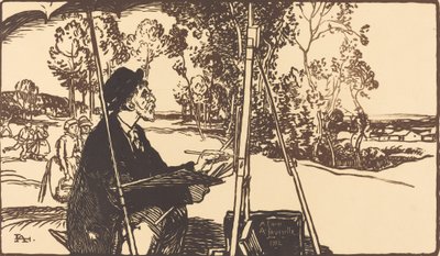 Landskapskunstneren Landskapskunstneren, 1912. av Auguste Lepere