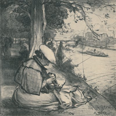 Svaneøya, c1898, 1919 av Auguste Louis Lepère