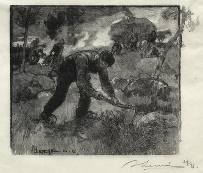 Lynggravere av Auguste Louis Lepère