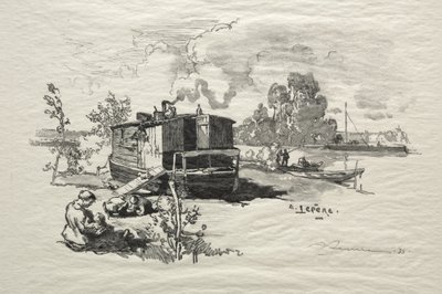 Boligbåt av Auguste Louis Lepère