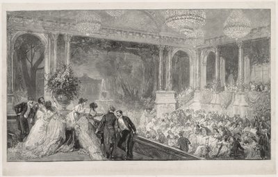 Festival på Tuilleriene av Auguste Louis Lepère
