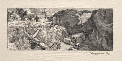 Sandsteinsbruddet av Auguste Louis Lepère