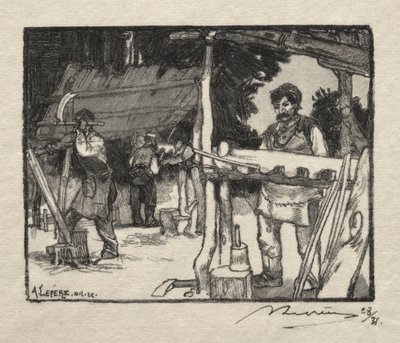 Lamellmakeren av Auguste Louis Lepère