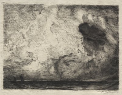 Sjølandskap av Auguste Louis Lepère