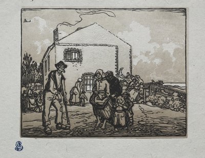 Tiggerne i det siste huset av Auguste Louis Lepère