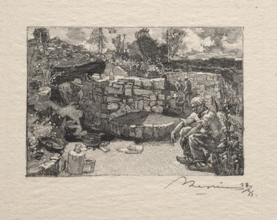 En steinbruddshytte av Auguste Louis Lepère