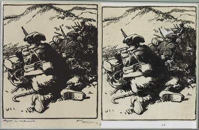Alpene i bakhold av Auguste Louis Lepère