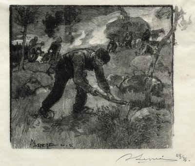 Lynggravere av Auguste Louis Lepère
