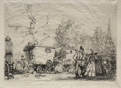 På messen St. Jean de Mont av Auguste Louis Lepère
