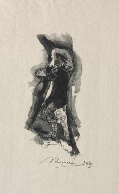 Ved uren av Sept-Cavernes av Auguste Louis Lepère