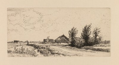 Auguste Lepère: Den lille kuhyrden av Auguste Louis Lepère