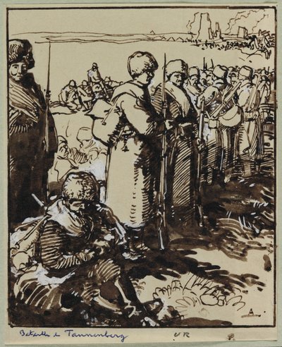 Bataille de Tannenberg, 1914. av Auguste Louis Lepère