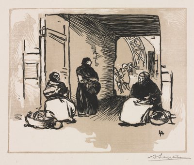 Brødselgere, 1889. av Auguste Louis Lepère