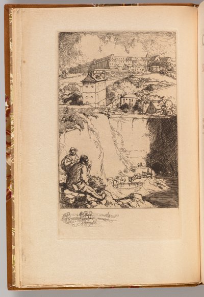 August Lepère utstillingskatalog: Frontispice av Auguste Louis Lepère