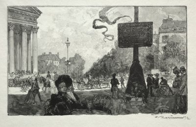 Hjørnet av Royal Street av Auguste Louis Lepère