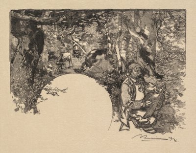 Fontainebleau-skogen: Malerne av Auguste Louis Lepère