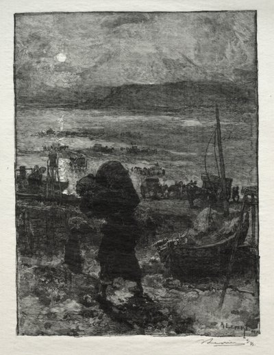 Sandhøsting av Auguste Louis Lepère