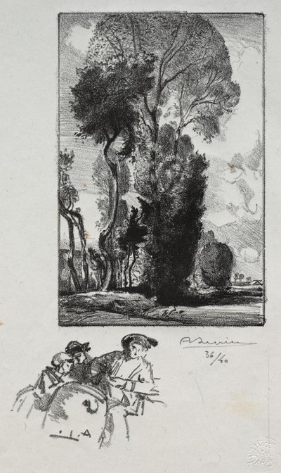 The Bocage av Auguste Louis Lepère
