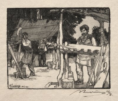 Lamellmakeren av Auguste Louis Lepère