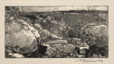 Long-Rocher-sirkuset av Auguste Louis Lepère