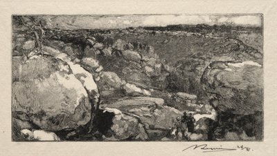 Long-Rocher-sirkuset. av Auguste Louis Lepère