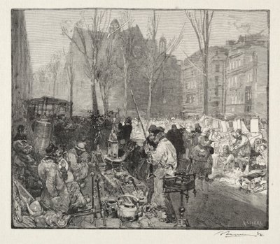 Skrotmarked. av Auguste Louis Lepère