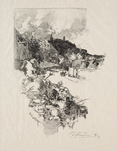 Veien til Versailles. av Auguste Louis Lepère