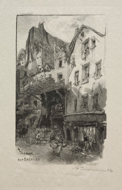 Galande gate av Auguste Louis Lepère