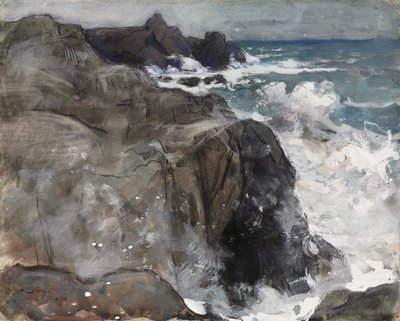 Storm på øya Yeu av Auguste Louis Lepère
