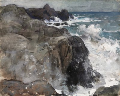 Storm på øya Yeu, 1916. av Auguste Louis Lepère