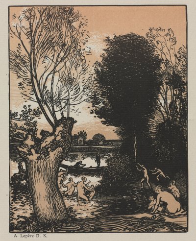 Sommerkveld, 1910. av Auguste Louis Lepère