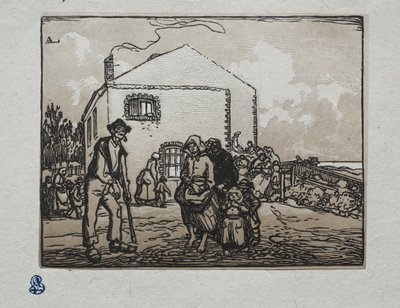 Tiggerne i det siste huset av Auguste Louis Lepère