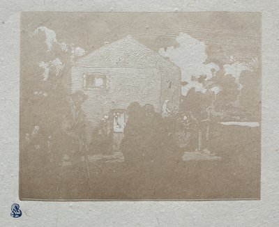 Tiggerne ved det siste huset, 1905. av Auguste Louis Lepère