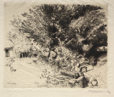 The Pit, 1911. av Auguste Louis Lepère