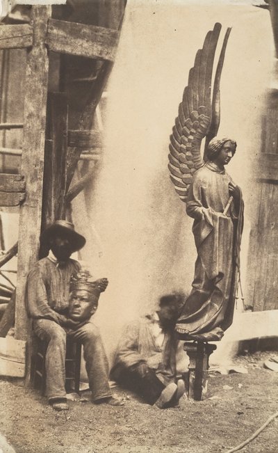 [Pasjonsengelen, Sainte-Chapelle, Paris], 1853-1854. av Auguste Mestral