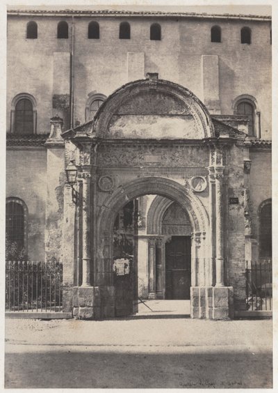 Porte Bachelier, Saint-Sernin kirke, Toulouse (Haute-Garonne) av Auguste Mestral