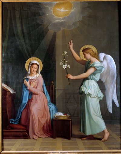 Bebudelsesmaleriet av Augustus Pichon (1805-1900) av Auguste Pichon