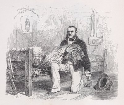 Det gamle flagget fra The Complete Works of Béranger, 1836. Skapere: Auguste Raffet, Lacoste, Eugène Guillaumot. av Auguste Raffet, Lacoste, Eugène Guillaumot
