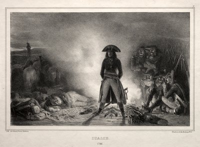 Album for 1836: Italia, 1796, Napoleon Bonaparte av Auguste Raffet