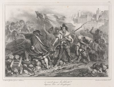 Album fra 1831: Frihet eller død! , 1831. av Auguste Raffet