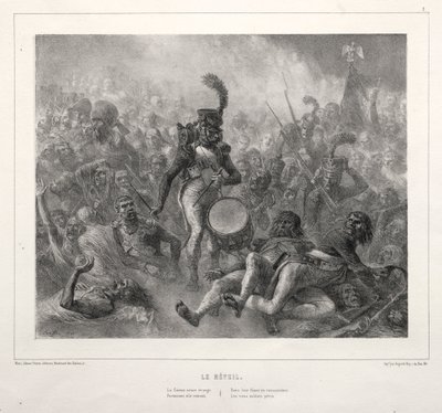 Albumet fra 1832: Reveil, 1832. av Auguste Raffet