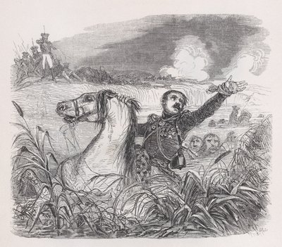 Poniatowski fra The Complete Works of Béranger, 1836. av Auguste Raffet