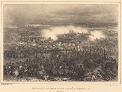 Retreat på Waterloo av Auguste Raffet
