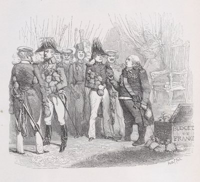 The Barbaric Holy Alliance fra The Complete Works of Béranger, 1836. av Auguste Raffet
